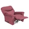 In House Velvet Classic Recliner Chair - Dark Pink - NZ110