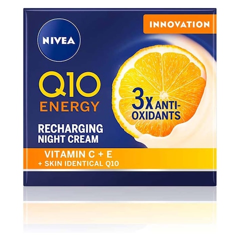 Buy Nivea Q10 Energy Recharging Night Cream - 50 ml in Egypt