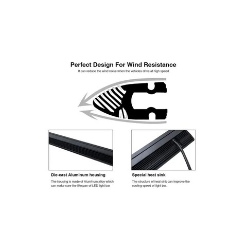 32 Inches TG 6D-300W Bar Light, IP68 Waterproof Rating, CREE Light Source with 9500LM Lumens