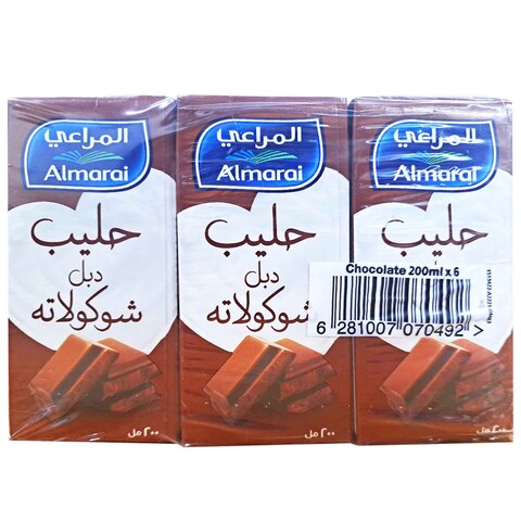 Almarai UHT Double Chocolate Flavour Milk 200ml