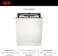 AEG Dishwasher Built-In, Comfort Lift DW 14 PS, 7 Programs, Level 3, 50/60Hz, FSK83827P, Made In Italy (1 Year Warranty)