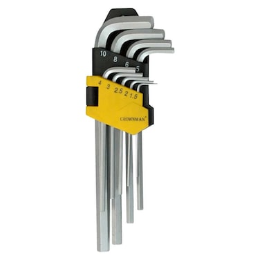 Crownman Hex Key Wrench 9 Pieces Set