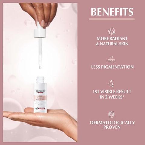 Eucerin Even Pigment Perfector Skin Perfecting Face Serum With Thiamidol And Hyaluronic Acid, Reduces Pigment Spots, Visible Radiance On The Skin, Moisturizer For All Skin Types, 30ml