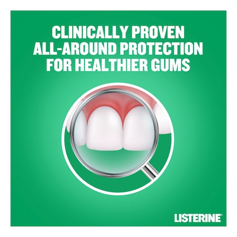 Listerine Total Care Gum Protect Mouthwash Fresh Mint kill 99% germs 500ml