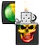 Zippo CI404876 218 Rasta Skull Black Matte Windproof Lighter