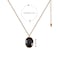 Aiwanto Black Pendant Necklace for Women's