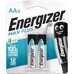 Buy Energizer Max Plus AA Alkaline Batteries  Pack of 2 in UAE