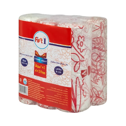 F1 Table cover Printed Roll -15 Sheets - 6 Rolls 