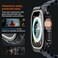 Spigen Tough Armor designed for Apple Watch ULTRA 49mm case cover with built in Tempered Glass Screen Protector - Black