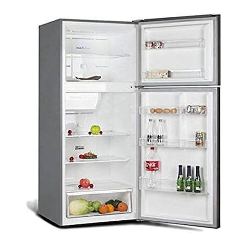 Bompani 410L Top-Mounted Double Door Refrigerator with No Frost - BR480SS Silver