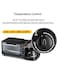 3 in 1 Electric Mini Oven Toaster Multi Function Breakfast Station Coffeemaker Non Stick Frying Pan Toaster Oven Black