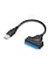 Generic Usb 3.0 To Sata 7+15Pin Hard Disk Cable Converter Black