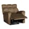 In House Velvet Rocking Recliner Chair - Light Brown - AB011