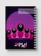 Lowha Spiral Notebook With 60 Sheets And Hard Paper Covers With Squid Game Design, For Jotting Notes And Reminders, For Work, University, School