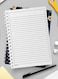 Lowha Spiral Notebook With 60 Sheets And Hard Paper Covers With Floral Design, For Jotting Notes And Reminders, For Work, University, School