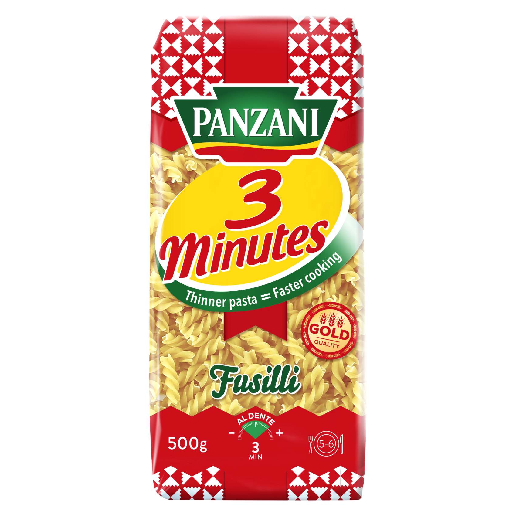 Panzani 3 Min Express Fusilli Pasta 500g