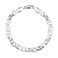 Shining Jewel - Plain Silver Link Bracelet 8-Inch SJ-302401