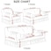 4-PieceStretchable Sofa Cover Set Maroon Woven Jacquard Seven Seater Couch Cover Set 3211 Combination