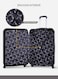 Parajohn 3-Piece Hard Side ABS Luggage Trolley Set 20/24/28 Inch, Dark Grey