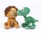 Lifiter The Good Dinosaur Plush Toy-Pack 2 Quality Super Soft, Spot Child 8"/22Cm + Arlo Baby