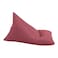 In House Ilkay Velvet Bean Bag Chair - Large - Dark Pink