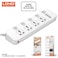 LDNIO SC4408 Power Socket with 4 Socket Outlets and 4 USB Charging Port
