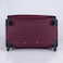 VIPTOUR Set of 4 Light Weight  Polyester Jacqard Trolley Luggage With Number Lock, Burgundy- 20, 24, 28, 32 Inches