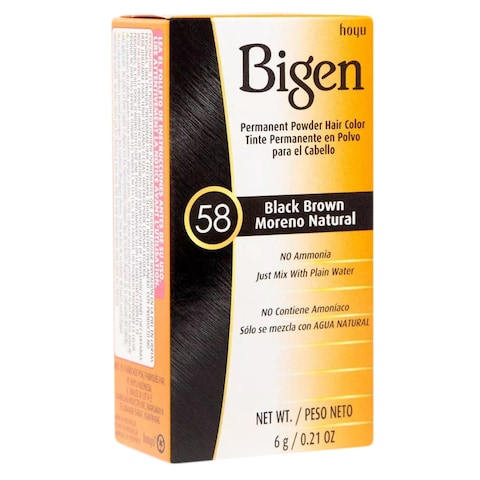 Bigen Hair Dye No. 58 Black Brown 6g
