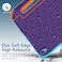 Moxedo Rugged Protective EVA Silicone Kids Case Cover, Shockproof DIY 3D Cartoon Pattern With Pencil Holder, Stand And Handle Grip Compatible For Apple iPad 2022 (10th Gen) 10.9 inch (Purple)