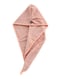 Generic Drain Dry Hair Shower Cap Towel Pink 43 X 60cm