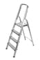 STANLEY Step Ladder, 4 Steps Aluminum Ladder with Non-Slip Rubber Edge Guards &amp; 150 KG Loading Capacity - EN131 Approved