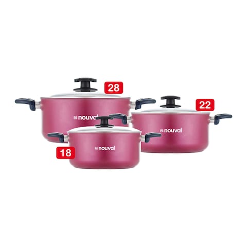 Nouval Cookware Set - 6 Pieces