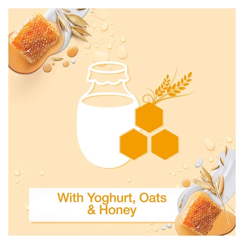 JOHNSON&#39;S Honey &amp; Yogurt Shower Gel 400 ml + 250 ml Free
