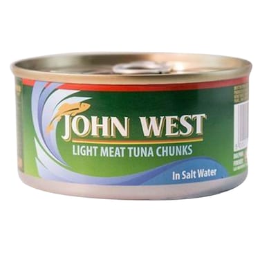 John West Light Meat Tuna Chunks In Salt Water 170G  - Canned Fish