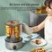 Liven KL-J121 Electric Barbecue/Kebab Machine With Automatic 360 Degree Rotating Skewer Roast Griller Non-Stick Smokeless BBQ Knob Timing Control   1100W Power - Grey