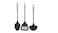 3-piece kitchen utensil set, black/stainless steel