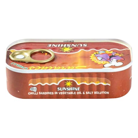 Sunshine Hot Sardine - 125 Gram