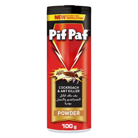 Buy Pif Paf Cockroach  Ant Killer | Kill  Protect | Insect Killer Powder with Best Ever Formulation, 100 g in Saudi Arabia