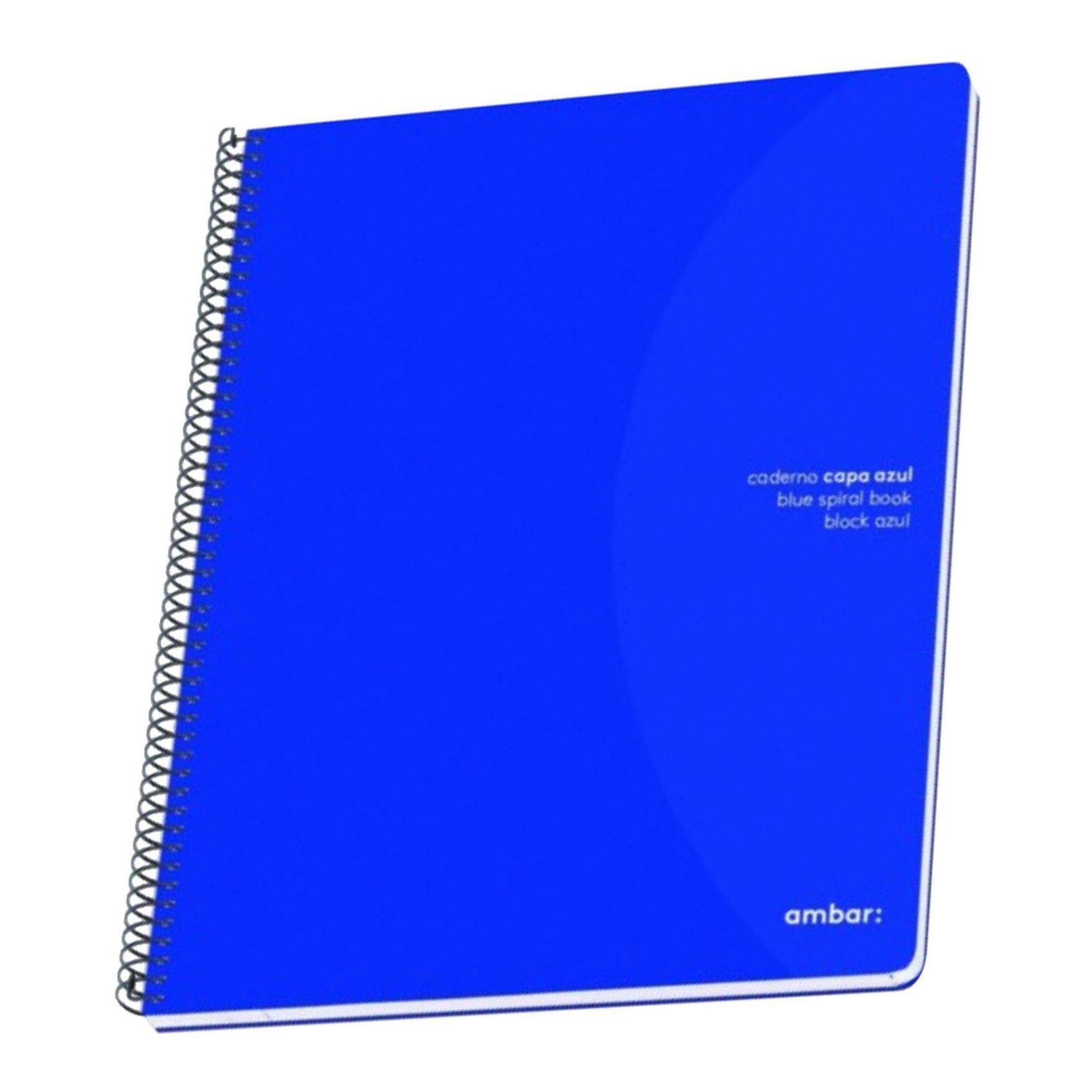 Ambar Ideas A5 Spiral Bound Notebook 80 Sheets Blue