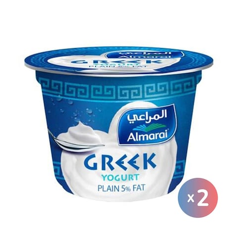 المراعي زبادي يوناني 5% دسم - 170 جرام - قطعتين
