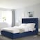 In House Madrid Velvet Bed Frame - Queen - 200x150 cm - Dark Blue