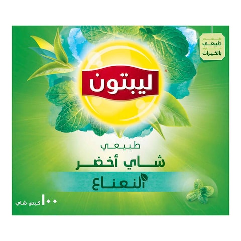 Lipton  Green Tea  Mint,  100 Teabags