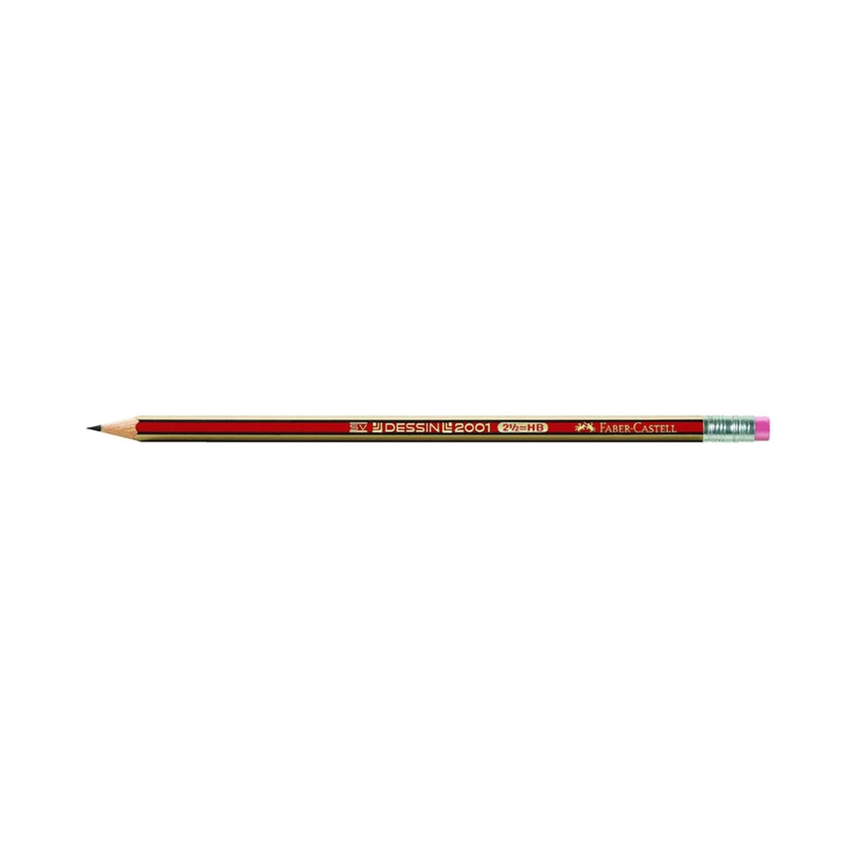 Faber-Castell Dessin Pencil With Eraser Red product thumbnail 6