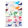 Carrefour Economic Assorted Soft Facial Tissues White 150 Sheets Pack of 5