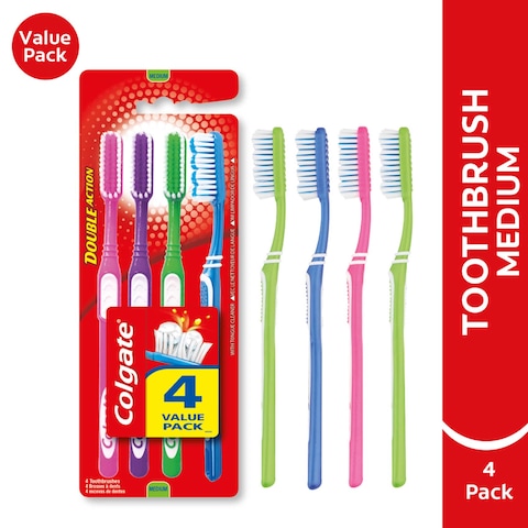 Colgate Double Action Toothbrush 4 Pieces