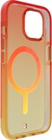 BodyGuardz Ace Pro Ombre designed for iPhone 15 case cover with 18 feet Drop Protection compatible with MagSafe with Lanyard - Peach Sorbet