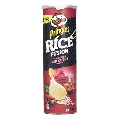 Pringles Rice Fusion Malaysian Red Curry 160 Gram Online | Carrefour Jordan