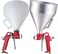 ABBASALI Texture Hopper Spray Paint Gun for Wall and Speaker DJ Cabinet 5 L Cup Capacity (Plastic)