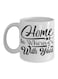 muGGyz Printed Ceramic Coffee Mug White