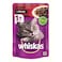 Whiskas Adult Wet Cat Food With Beef In Gravy 1+ Years 85g
